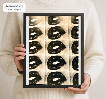 Size reference for A4 · Black Gallery Frame - gallery image 4 of 5