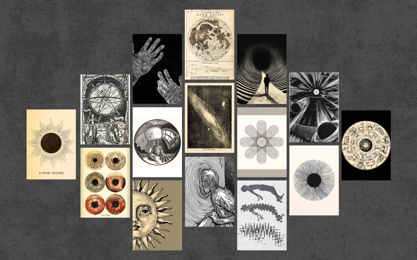 Element Dark | Wall Collage Kit