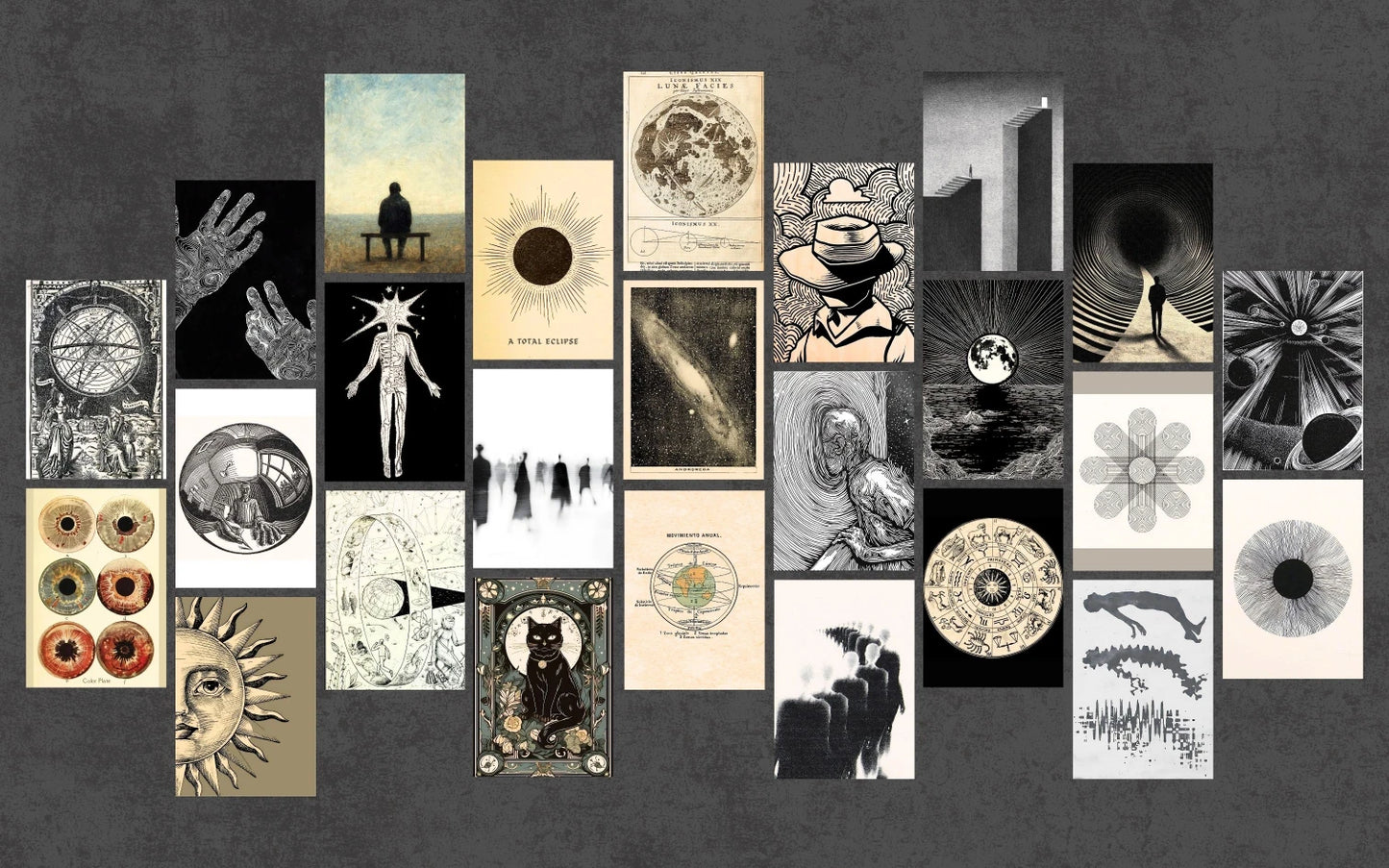 Element Dark | Wall Collage Kit