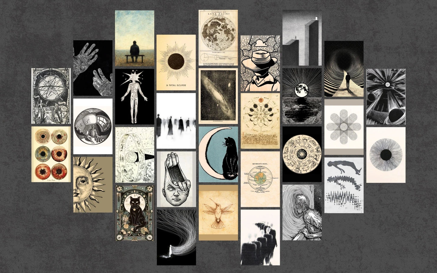 Element Dark | Wall Collage Kit