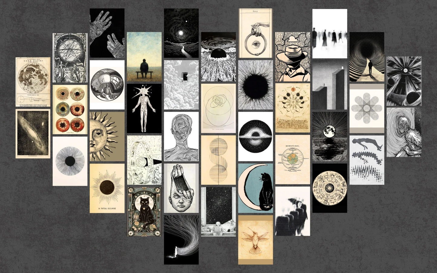 Element Dark | Wall Collage Kit