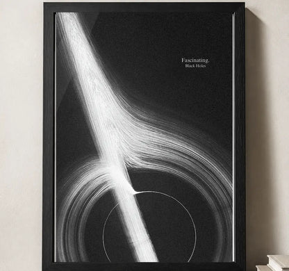 Styled close-up of A4 · Black Gallery Frame - gallery image 3 of 5