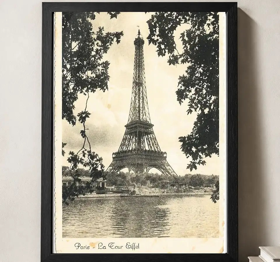 Styled close-up of A4 · Black Gallery Frame - gallery image 3 of 5