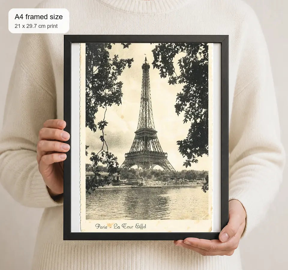 Size reference for A4 · Black Gallery Frame - gallery image 4 of 5