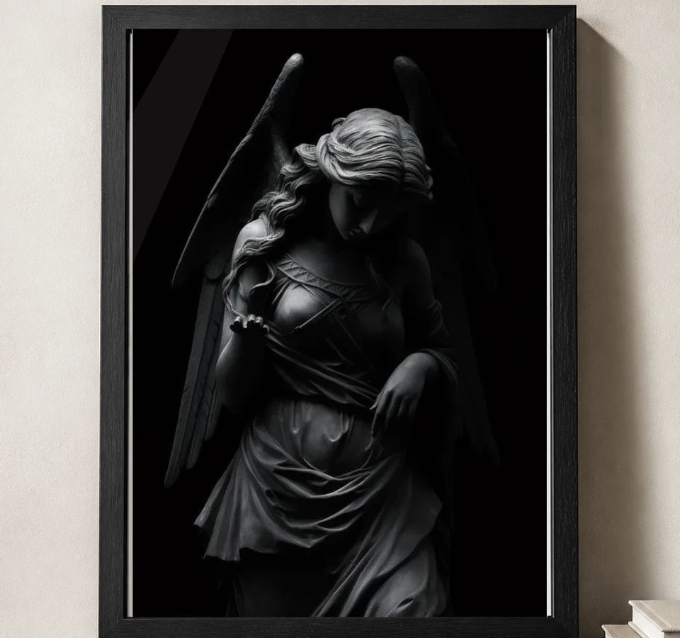 Styled close-up of A4 · Black Gallery Frame - gallery image 3 of 5