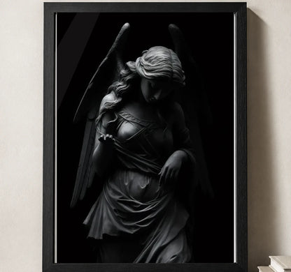 Styled close-up of A4 · Black Gallery Frame - gallery image 3 of 5