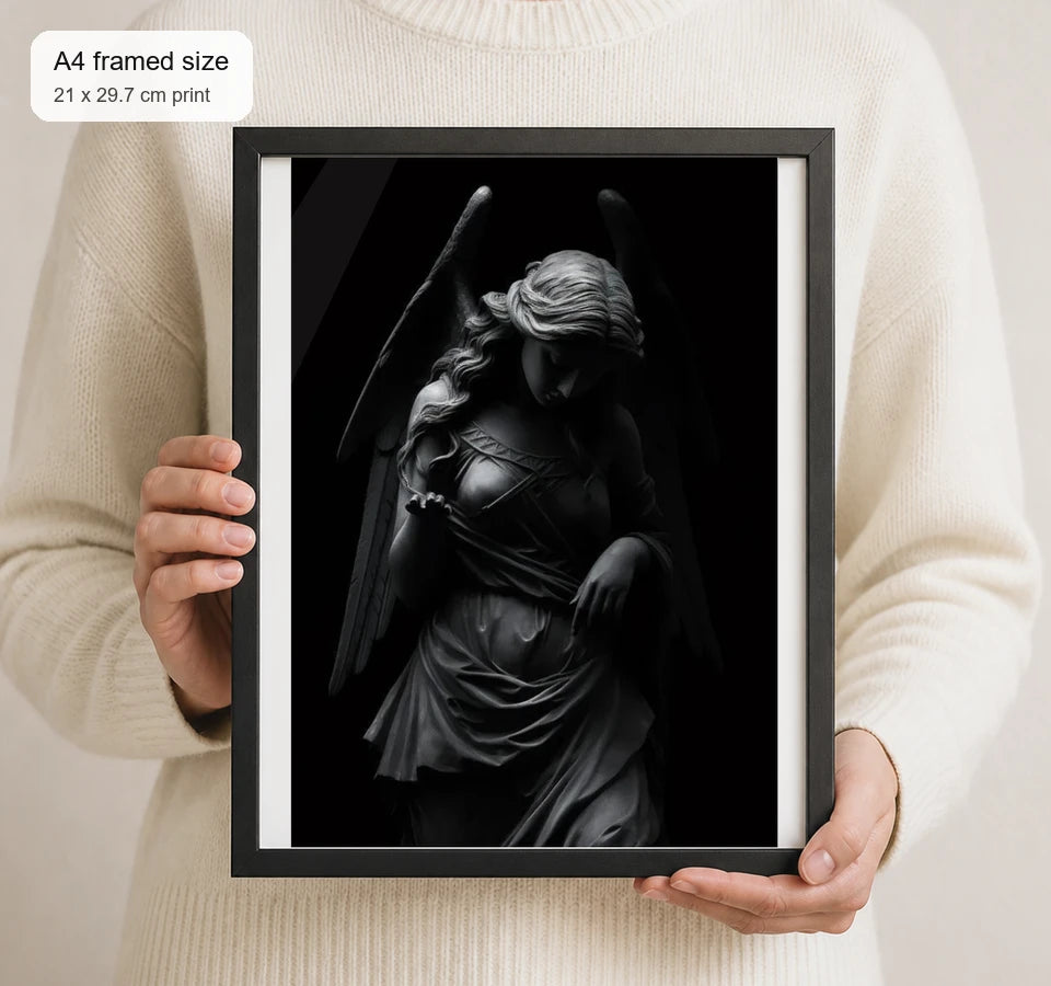 Size reference for A4 · Black Gallery Frame - gallery image 4 of 5