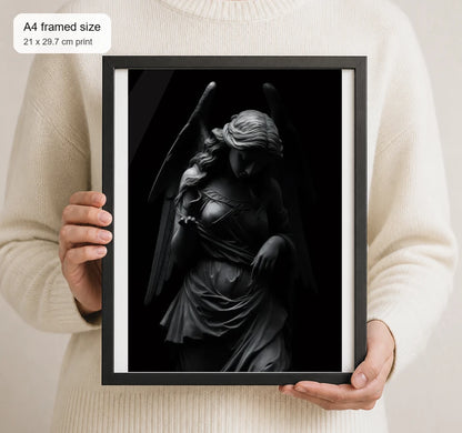 Size reference for A4 · Black Gallery Frame - gallery image 4 of 5