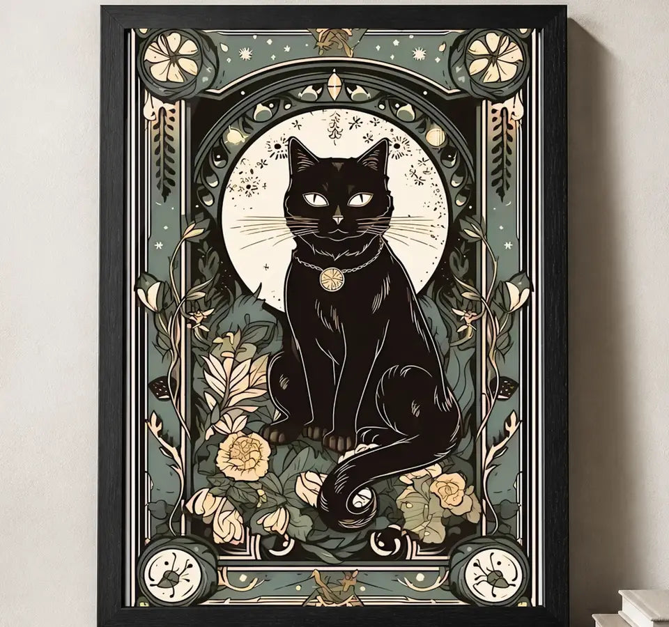 Styled close-up of A4 · Black Gallery Frame - gallery image 3 of 5