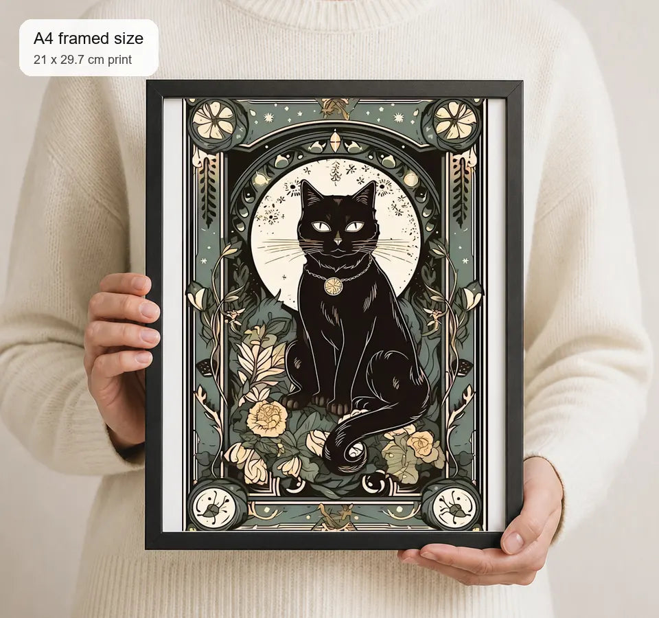 Size reference for A4 · Black Gallery Frame - gallery image 4 of 5
