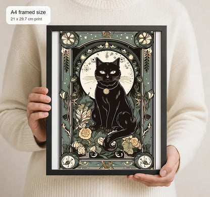 Size reference for A4 · Black Gallery Frame - gallery image 4 of 5