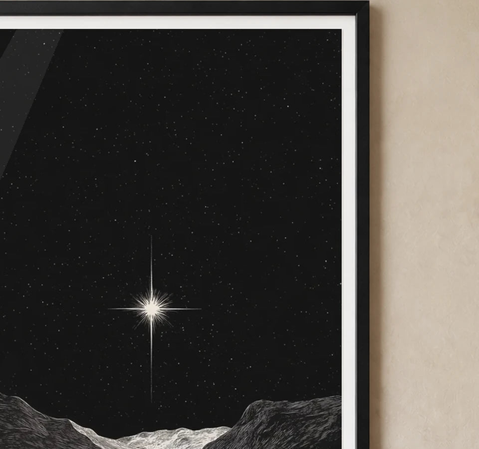 Material and finish detail for A4 · Black Gallery Frame - gallery image 5 of 5