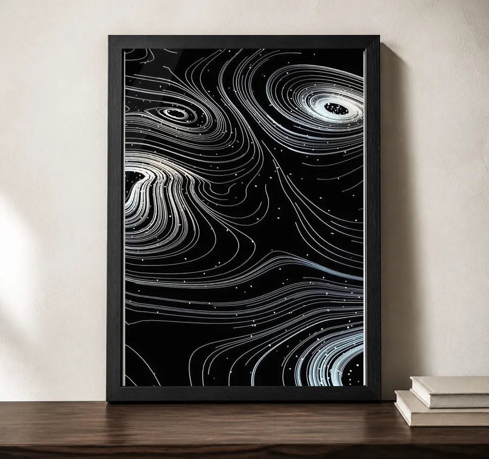 Clean studio product view of A4 · Black Gallery Frame - gallery image 2 of 5
