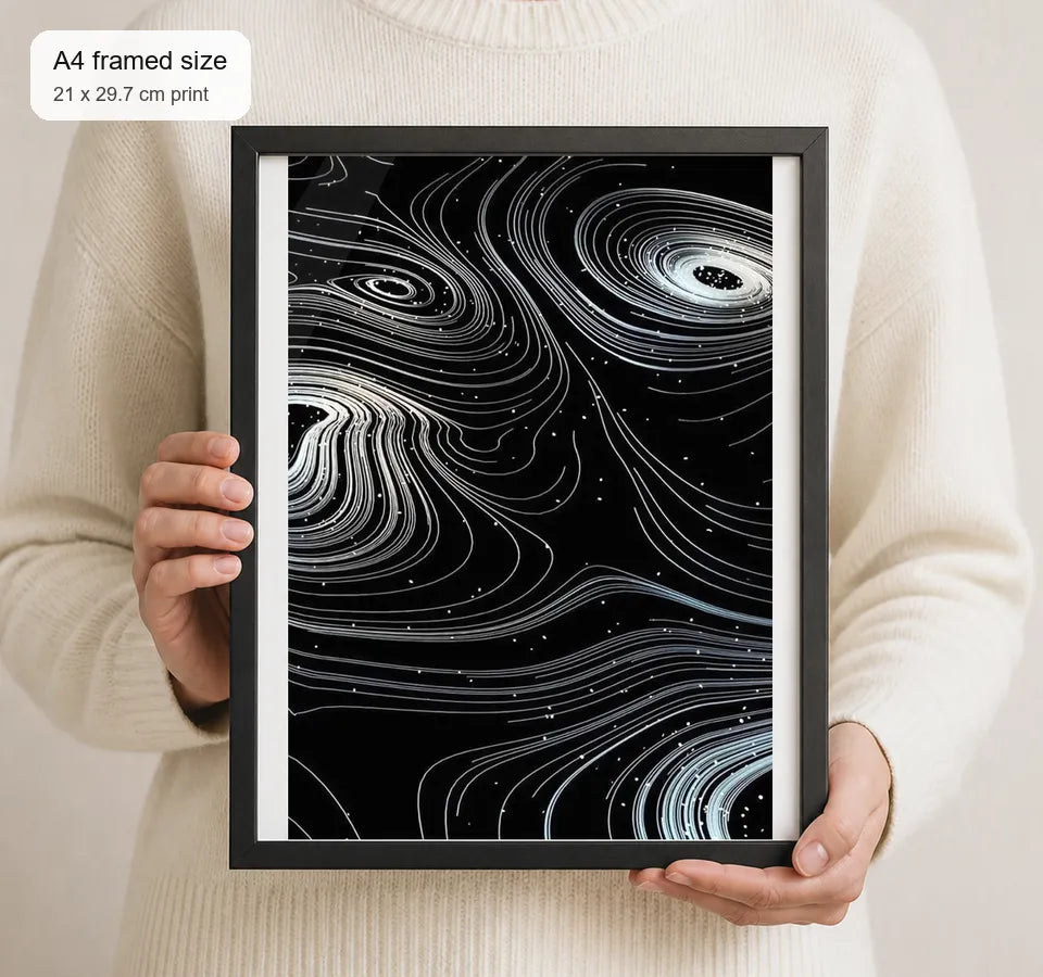 Size reference for A4 · Black Gallery Frame - gallery image 4 of 5