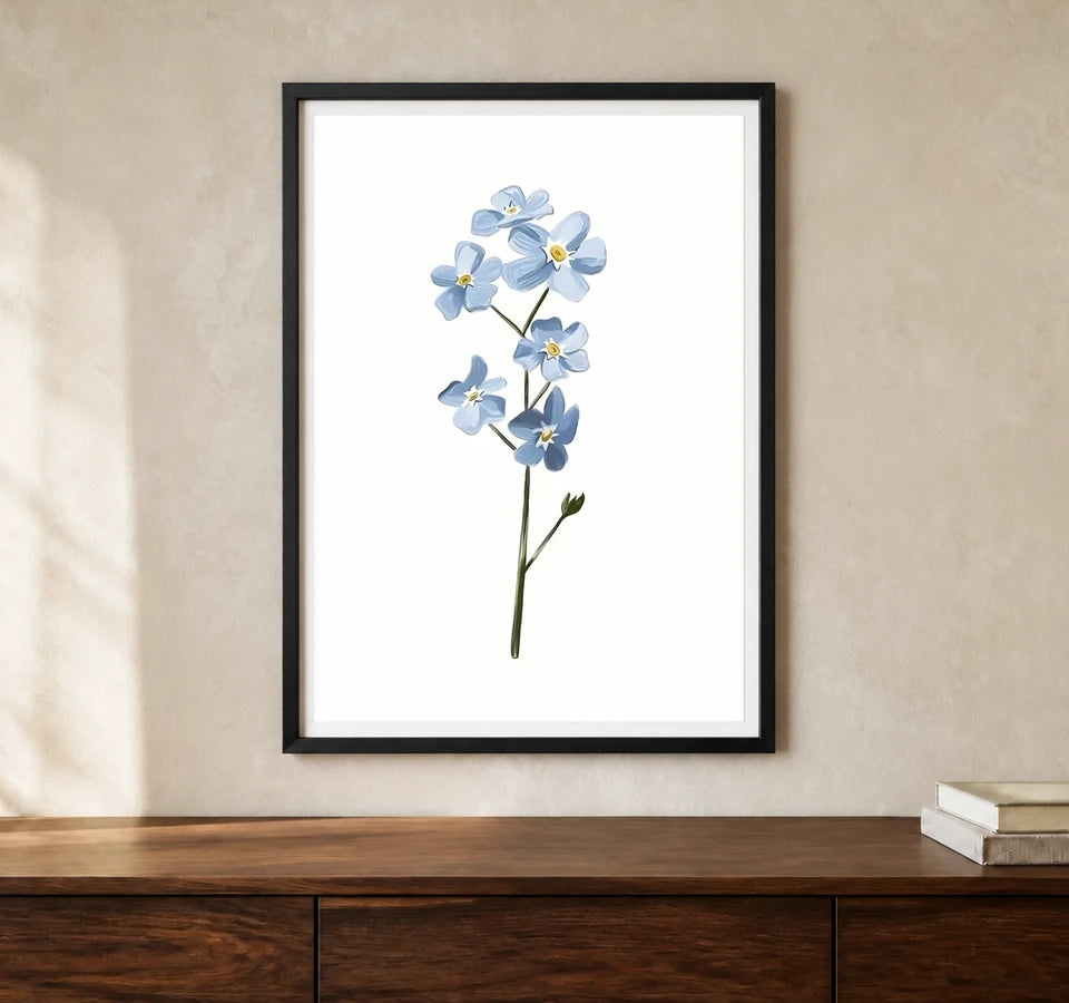 Product-focused lifestyle view of A4 · Black Gallery Frame - gallery image 1 of 5