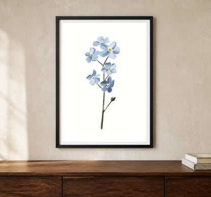 Product-focused lifestyle view of A4 · Black Gallery Frame - gallery image 1 of 5