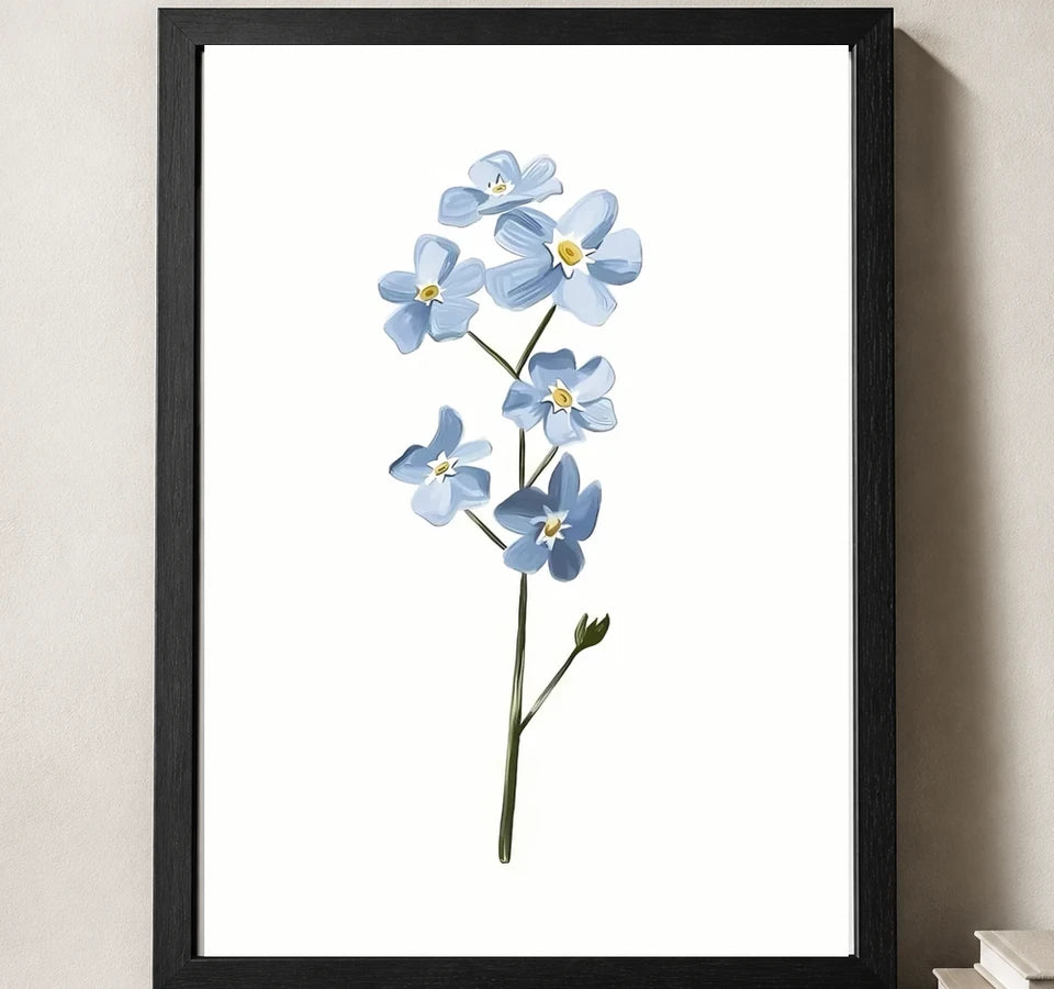 Styled close-up of A4 · Black Gallery Frame - gallery image 3 of 5