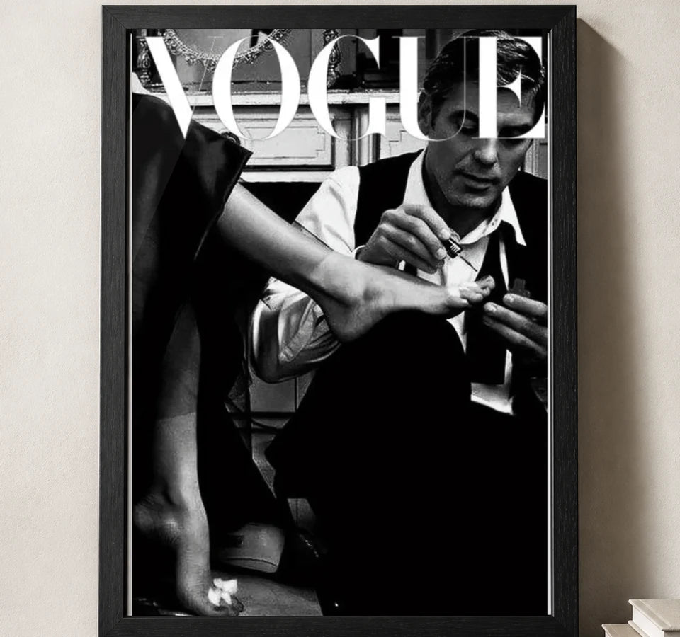 Styled close-up of A4 · Black Gallery Frame - gallery image 3 of 5
