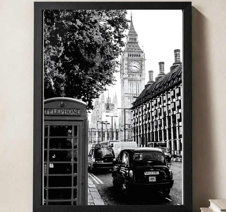 Styled close-up of A4 · Black Gallery Frame - gallery image 3 of 5