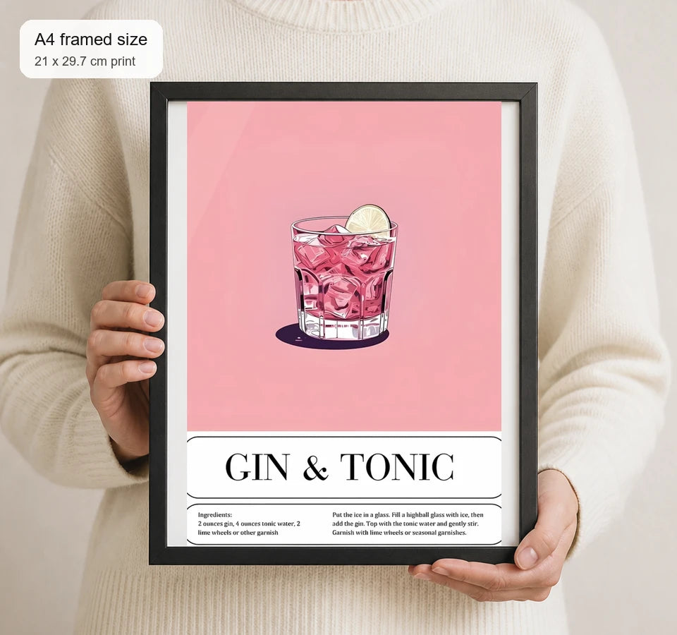 Size reference for A4 · Black Gallery Frame - gallery image 4 of 5