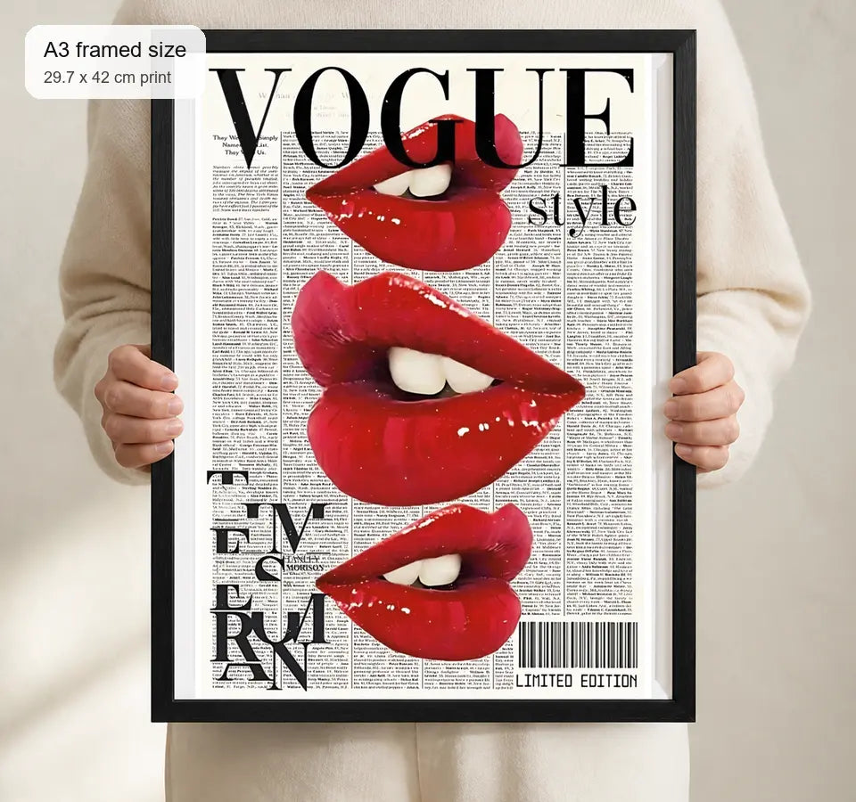 Size reference for A3 · Black Gallery Frame - gallery image 4 of 5
