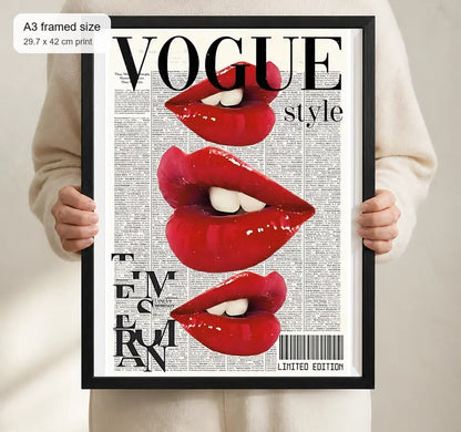 Size reference for A3 · Black Gallery Frame - gallery image 4 of 5