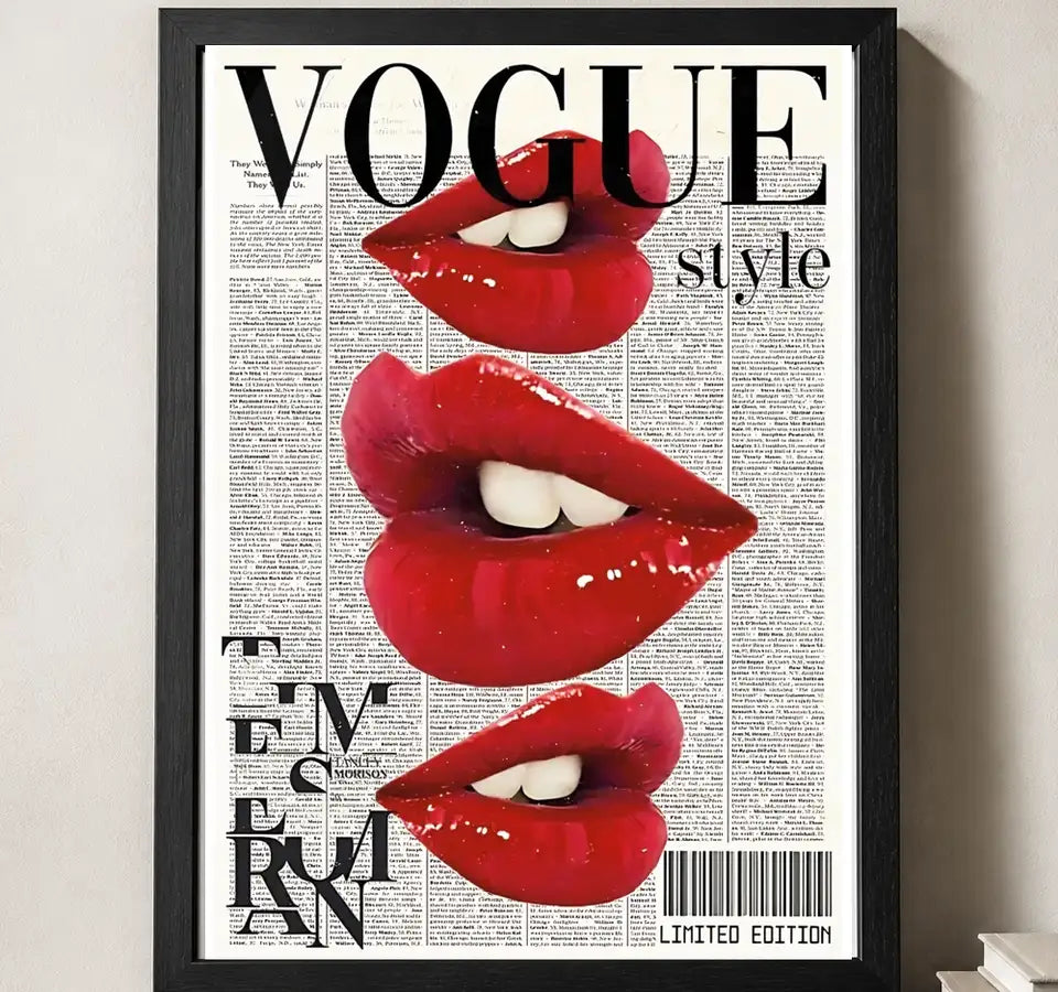 Styled close-up of A4 · Black Gallery Frame - gallery image 3 of 5