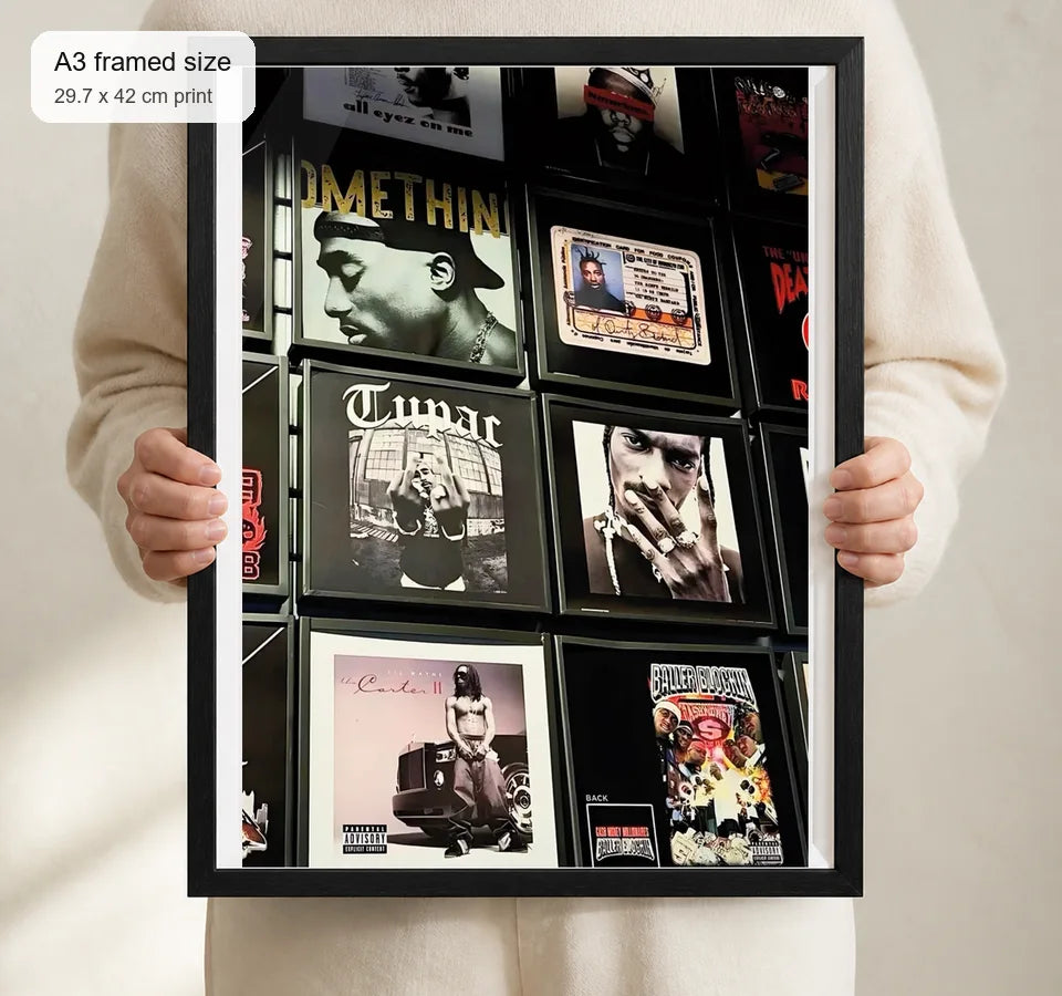 Size reference for A3 · Black Gallery Frame - gallery image 4 of 5