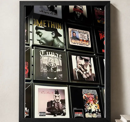 Styled close-up of A4 · Black Gallery Frame - gallery image 3 of 5