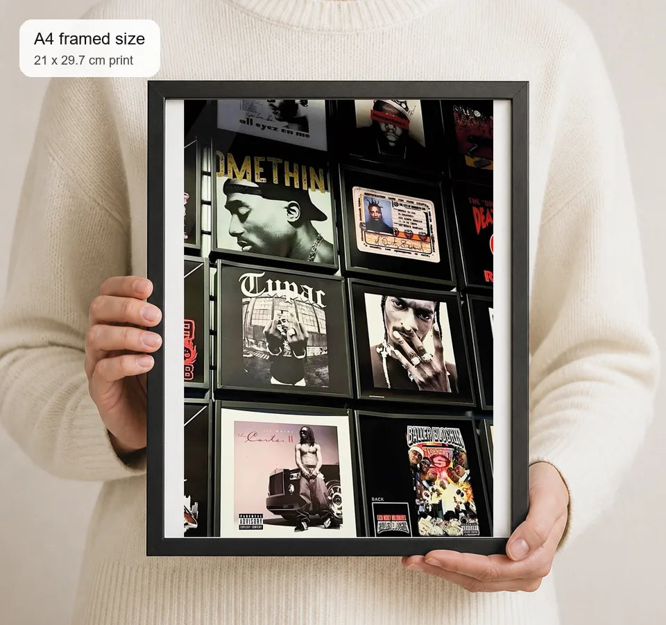Size reference for A4 · Black Gallery Frame - gallery image 4 of 5