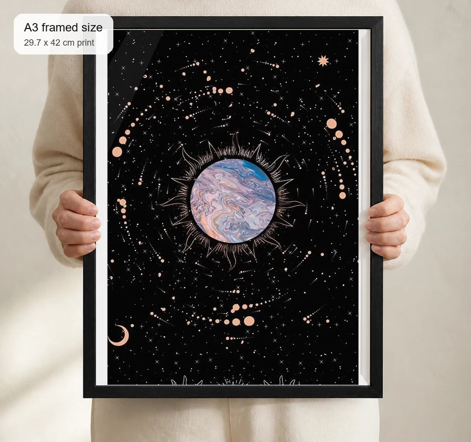 Size reference for A3 · Black Gallery Frame - gallery image 4 of 5