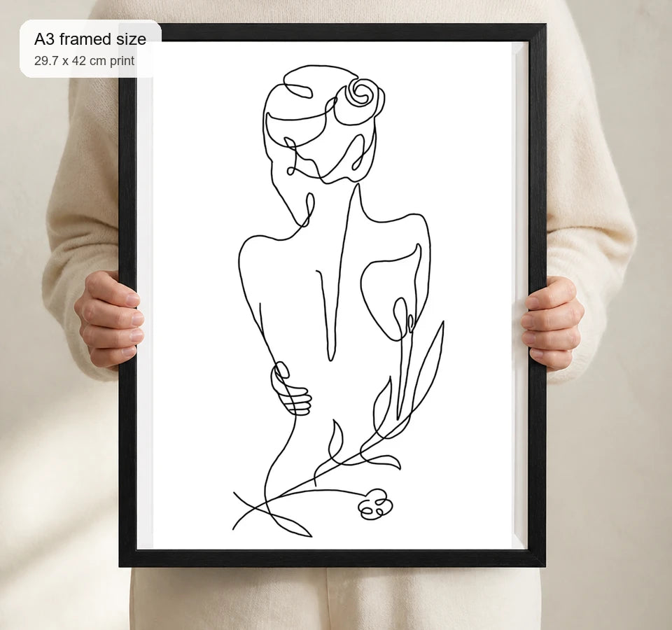 Size reference for A3 · Black Gallery Frame - gallery image 4 of 5