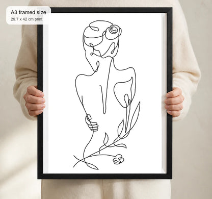 Size reference for A3 · Black Gallery Frame - gallery image 4 of 5