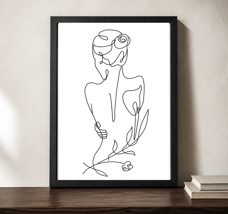 Clean studio product view of A4 · Black Gallery Frame - gallery image 2 of 5
