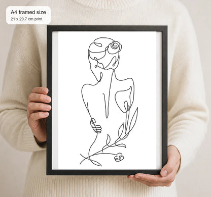 Size reference for A4 · Black Gallery Frame - gallery image 4 of 5
