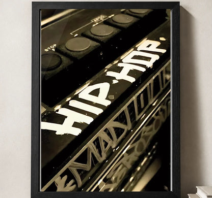 Styled close-up of A4 · Black Gallery Frame - gallery image 3 of 5