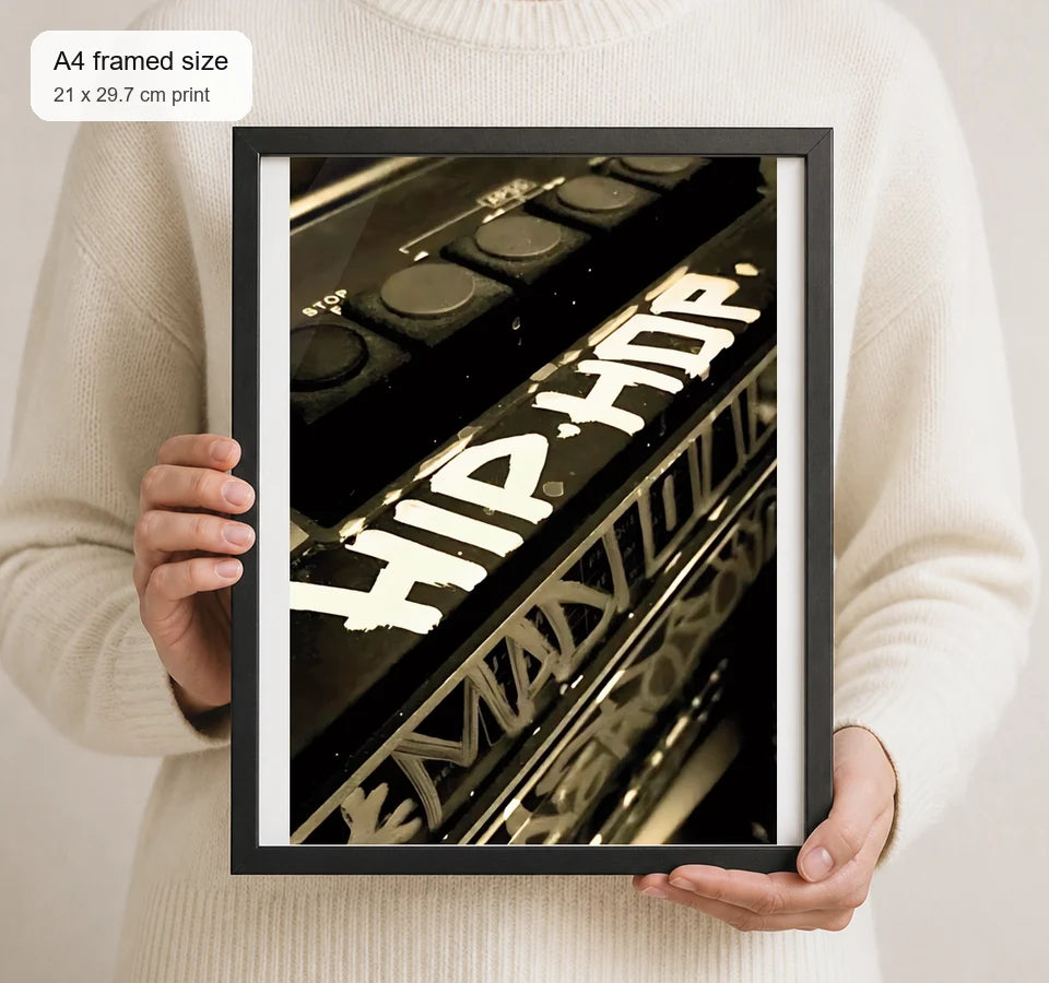 Size reference for A4 · Black Gallery Frame - gallery image 4 of 5