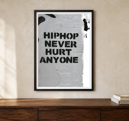 Product-focused lifestyle view of A4 · Black Gallery Frame - gallery image 1 of 5