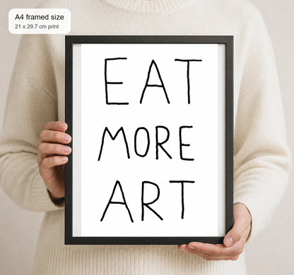 Size reference for A4 · Black Gallery Frame - gallery image 4 of 5