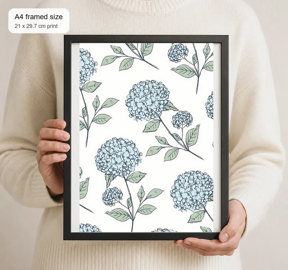 Size reference for A4 · Black Gallery Frame - gallery image 4 of 5