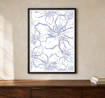 Product-focused lifestyle view of A4 · Black Gallery Frame - gallery image 1 of 5