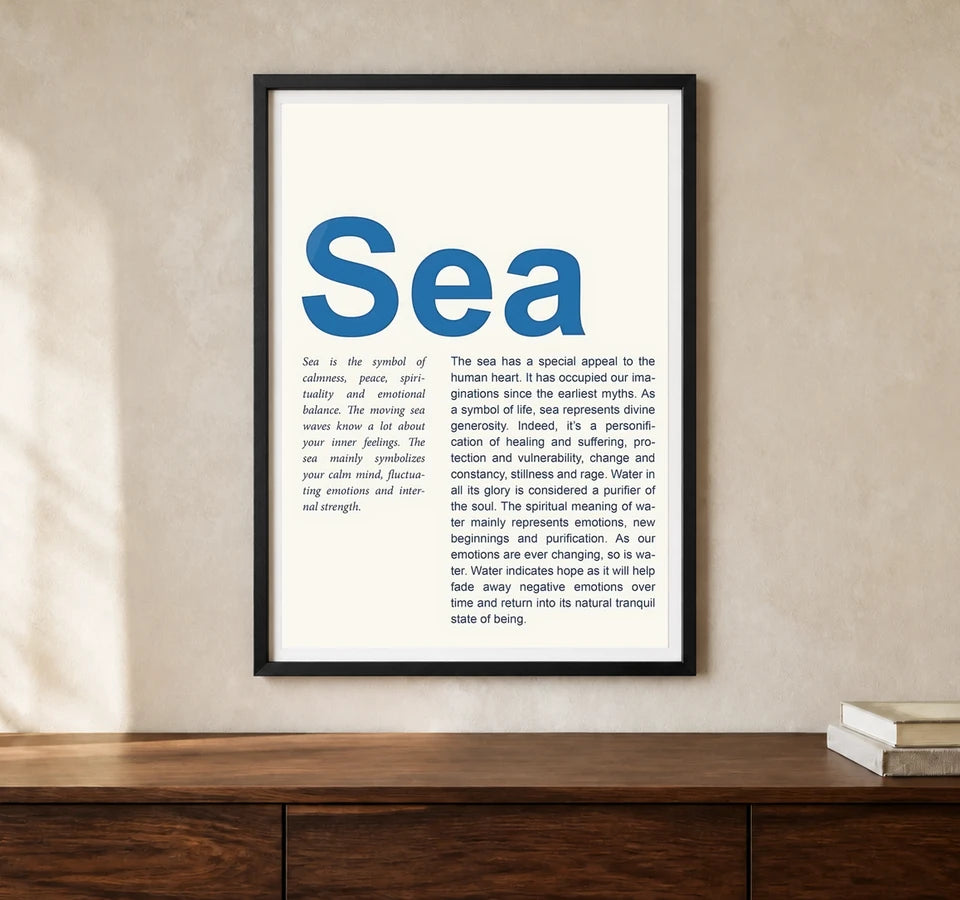 Product-focused lifestyle view of A4 · Black Gallery Frame - gallery image 1 of 5