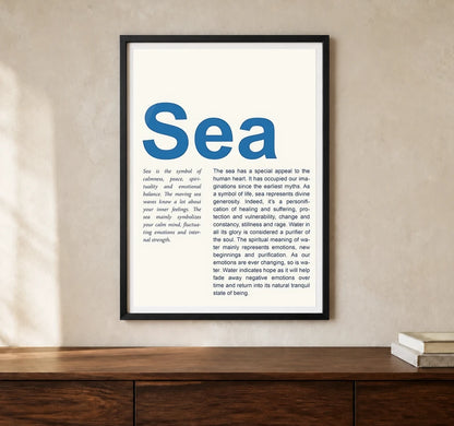 Product-focused lifestyle view of A4 · Black Gallery Frame - gallery image 1 of 5