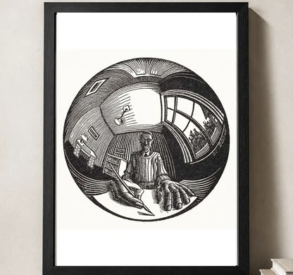 Styled close-up of A4 · Black Gallery Frame - gallery image 3 of 5