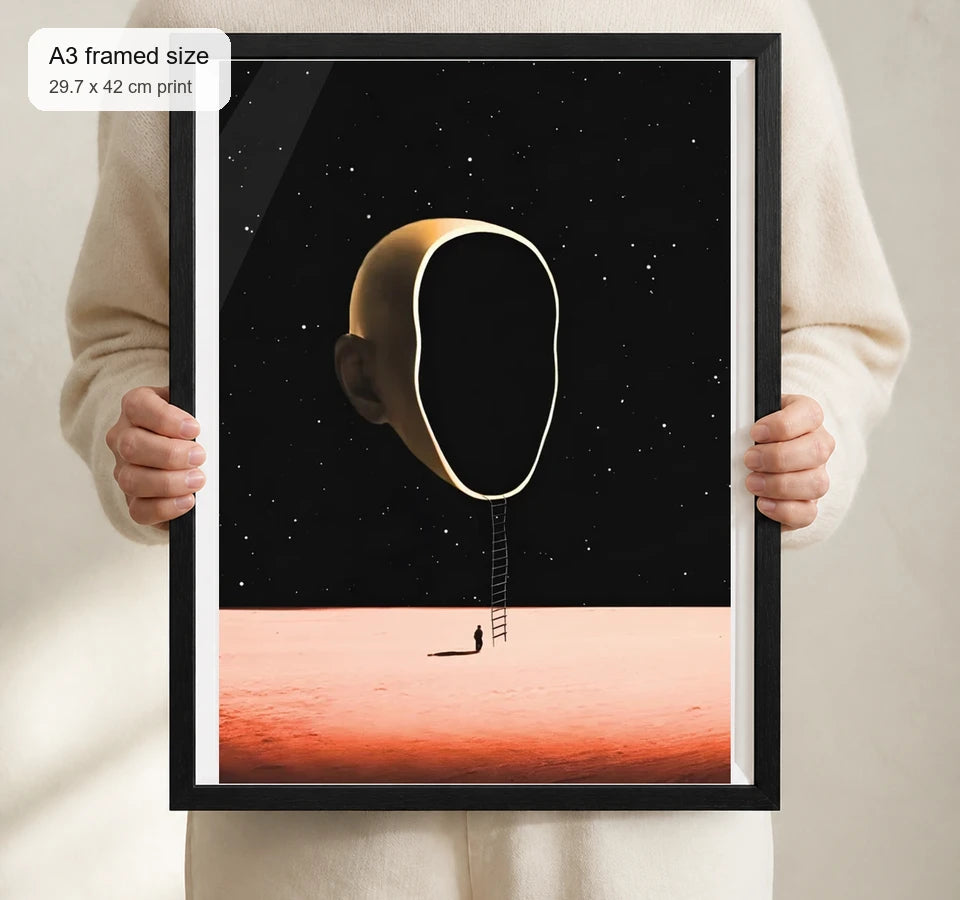 Size reference for A3 · Black Gallery Frame - gallery image 4 of 5