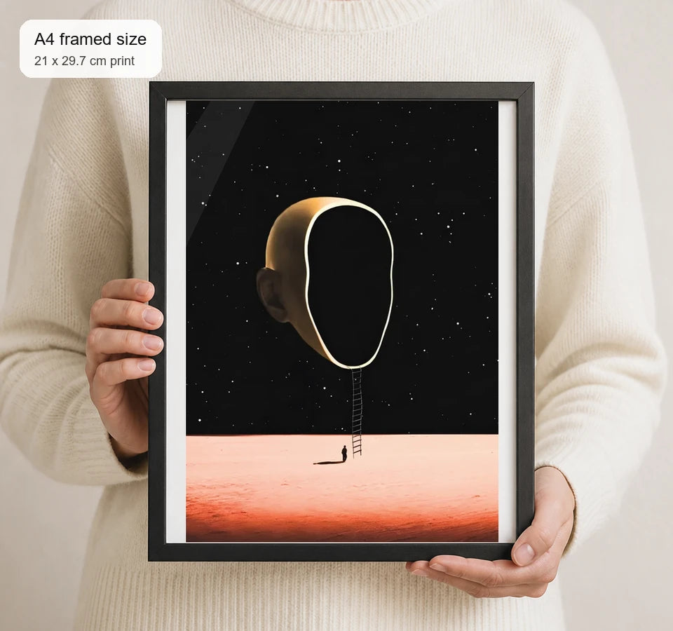 Size reference for A4 · Black Gallery Frame - gallery image 4 of 5