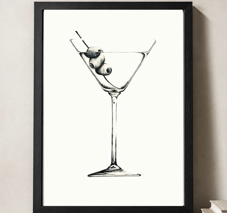 Styled close-up of A4 · Black Gallery Frame - gallery image 3 of 5