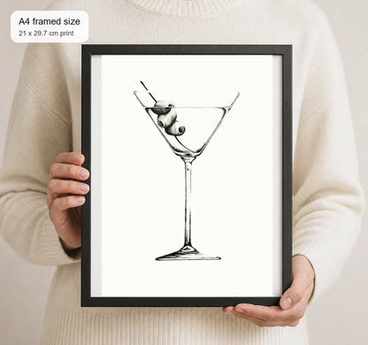 Size reference for A4 · Black Gallery Frame - gallery image 4 of 5