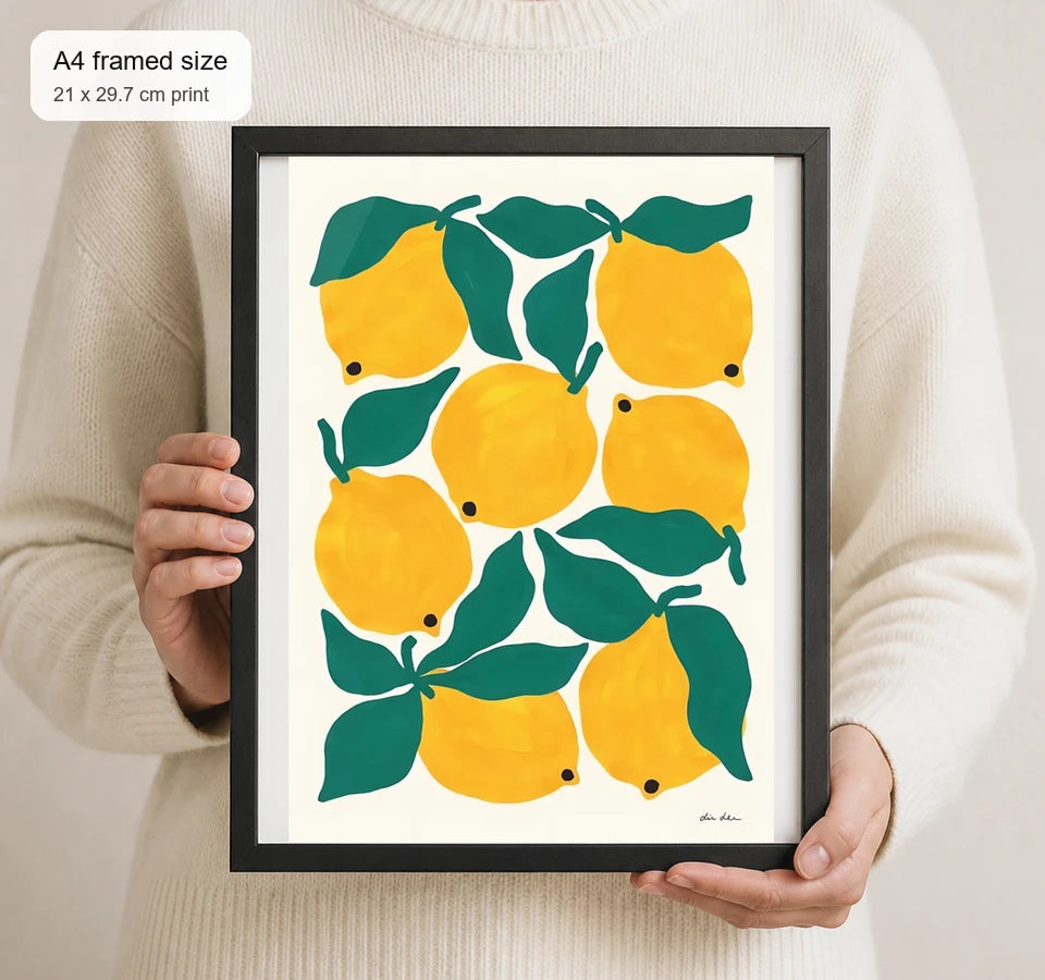 Size reference for A4 · Black Gallery Frame - gallery image 4 of 5