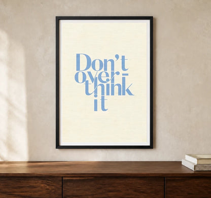 Product-focused lifestyle view of A4 · Black Gallery Frame - gallery image 1 of 5